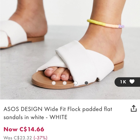 NWT - ASOS Sandals - Picture 2 of 4